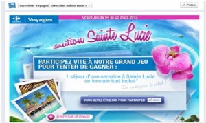 Concours Carrefour Voyages